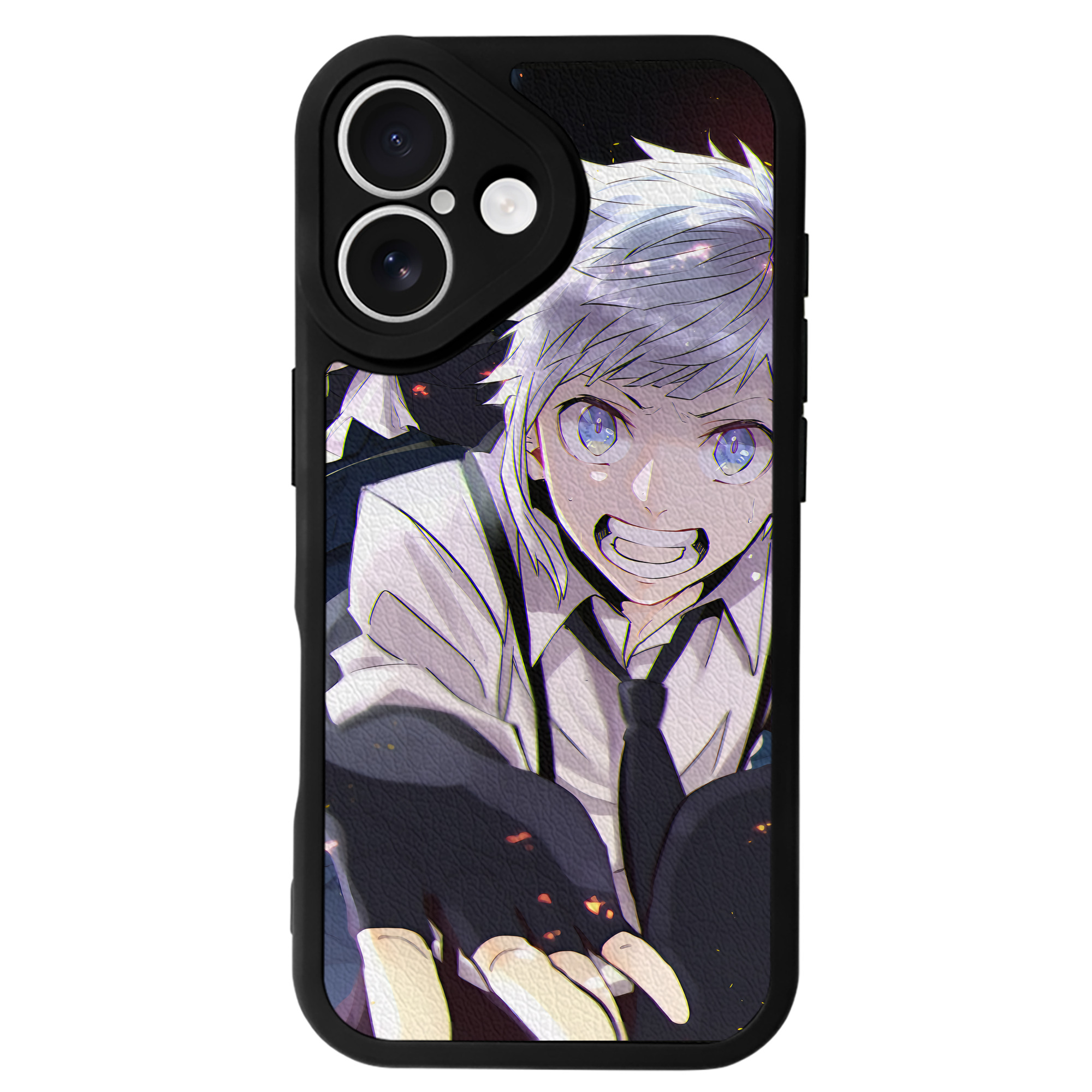 （画像用） 文豪ストレイドッグス Bungo Stray Dogs 【iPhone 16シリーズ対応】シリコンスマホケース（レザー調） 材質：シリコン